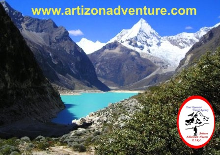 Laguna Parón, Nevado Pirámide - Cordillera Blanca